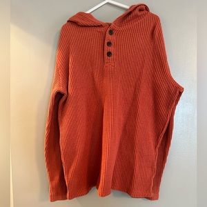Kids Waffle Knit Hoodie